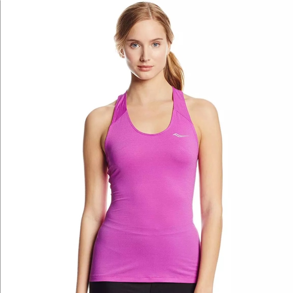Saucony Womens Premium Tech Tank Top Sz Large